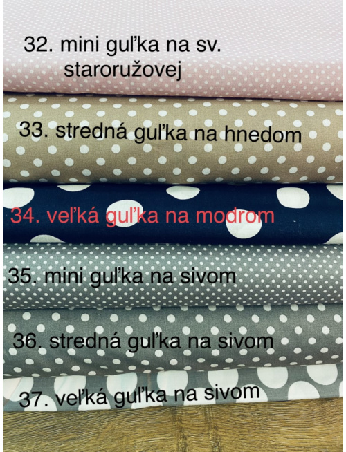 Vzorkovník - 100% pevná bavlna