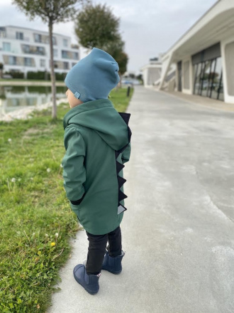 Rastúca softshell bunda ALEX/DINO LUX so šikmozipsom a reflexným prvkom - jeseň/ZIMA